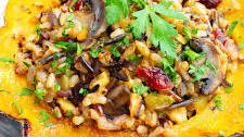 Wild Rice Stuffed Acorn Squash
