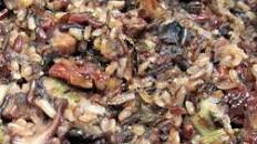 Wild Rice Stuffing with Mushrooms