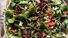 Winter Pomegranate Salad with Maple Candied Walnuts