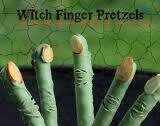 Witch Finger Pretzels