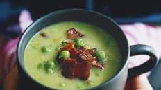 Witches' brew (Pea & bacon chowder)