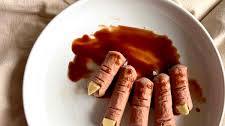 📋 Bloody Halloween Hot Dog Fingers